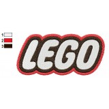 Lego Logo Embroidery Design 02